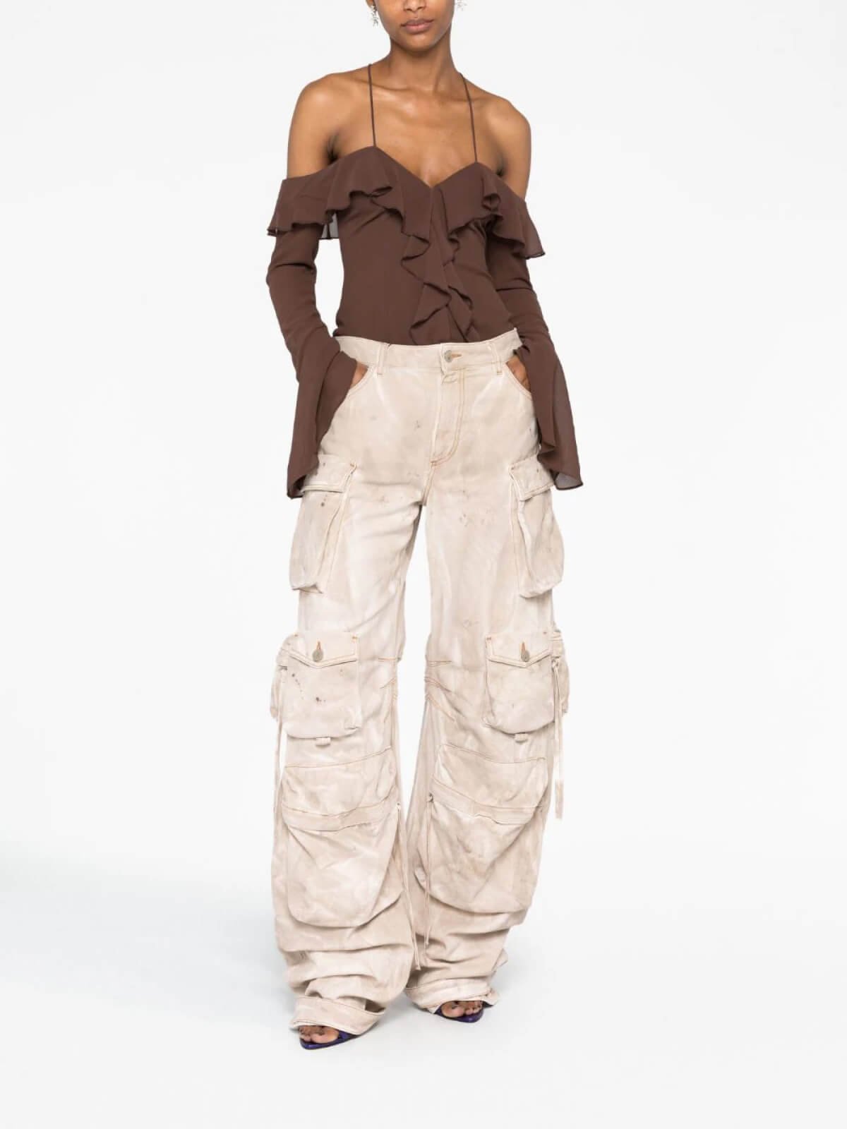 Fern Wide Leg Cargo Jeans
