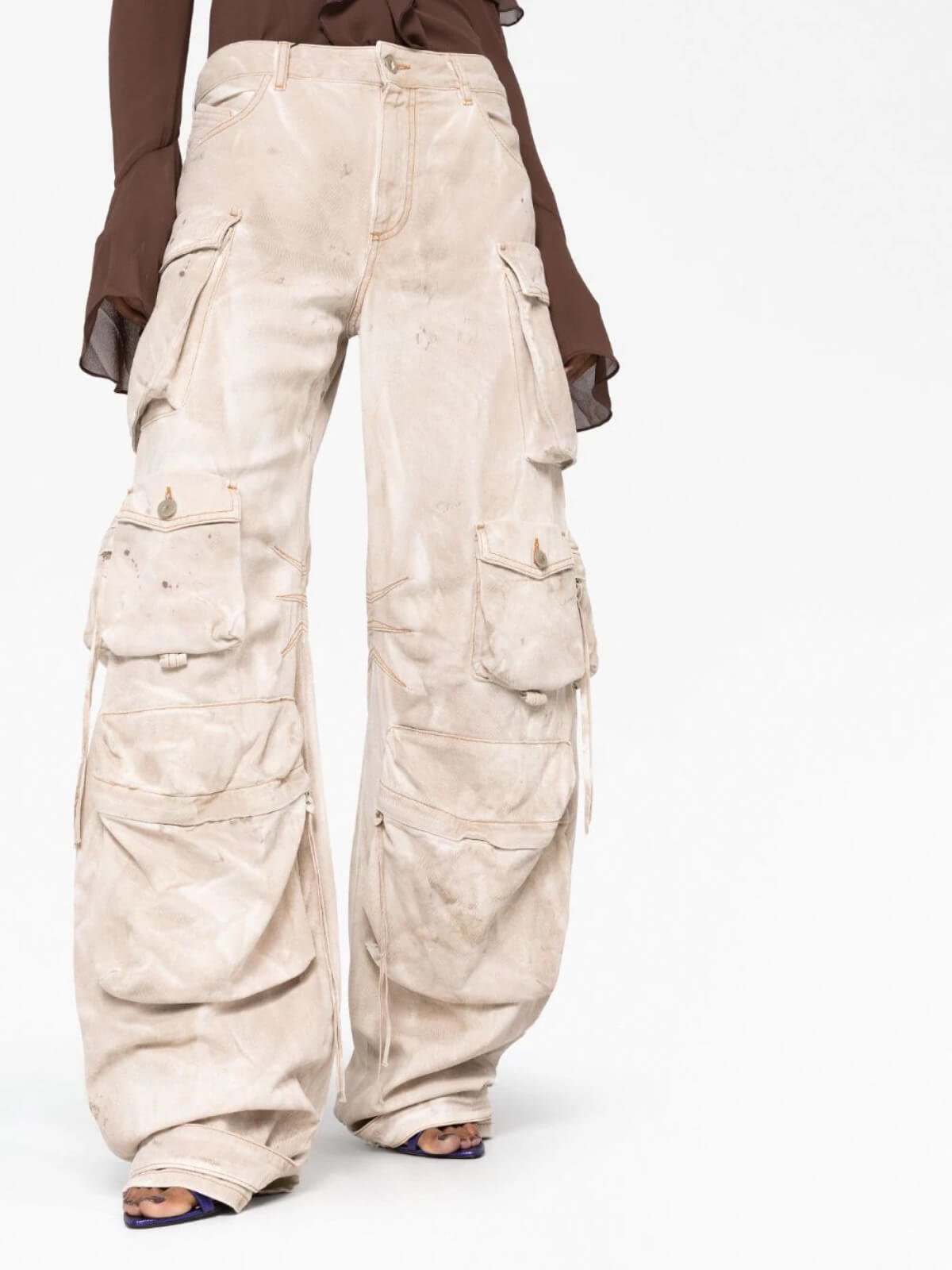 Fern Wide Leg Cargo Jeans - Image 5