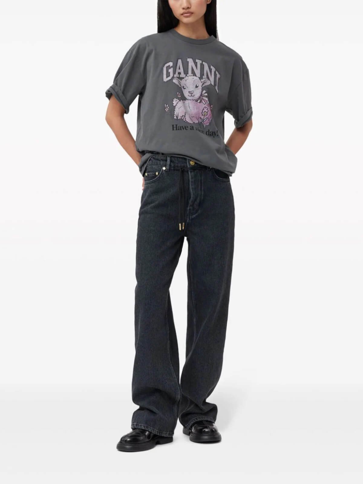 Graphic Print Blend T-shirt - Image 3