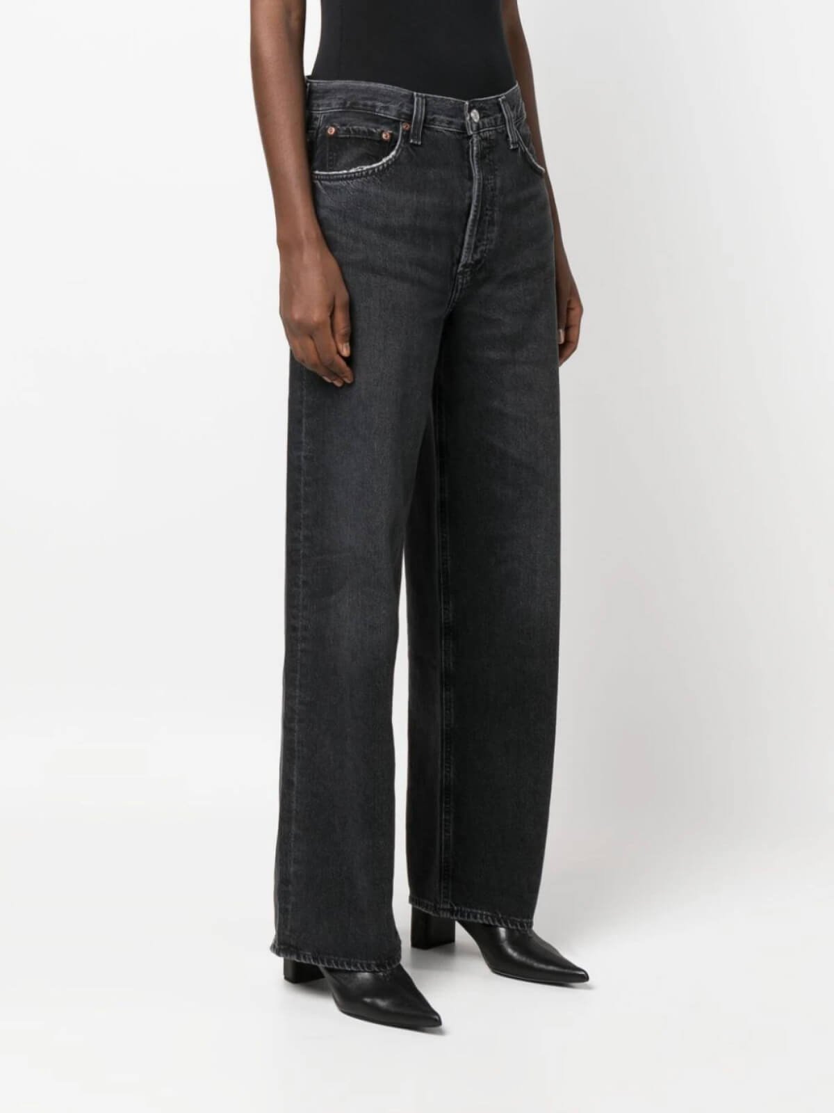 High Rise Wide Leg Jeans - Image 3